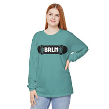 Load image into Gallery viewer, SKATE BRLN MONO Long Sleeve Garment-dyed