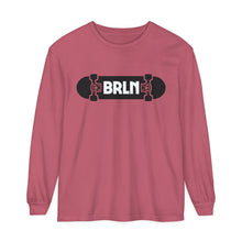 Load image into Gallery viewer, SKATE BRLN MONO Long Sleeve Garment-dyed