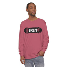 Load image into Gallery viewer, SKATE BRLN MONO Long Sleeve Garment-dyed