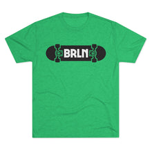 Load image into Gallery viewer, SKATE BRLN Tri-Blend Crew Tee