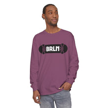 Load image into Gallery viewer, SKATE BRLN MONO Long Sleeve Garment-dyed