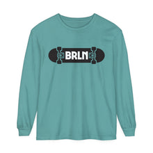 Load image into Gallery viewer, SKATE BRLN MONO Long Sleeve Garment-dyed