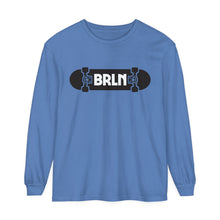 Load image into Gallery viewer, SKATE BRLN MONO Long Sleeve Garment-dyed