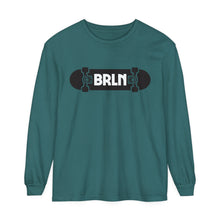 Load image into Gallery viewer, SKATE BRLN MONO Long Sleeve Garment-dyed