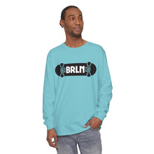Load image into Gallery viewer, SKATE BRLN MONO Long Sleeve Garment-dyed