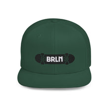 Load image into Gallery viewer, BRLN SKATE - Flat Bill Snapback