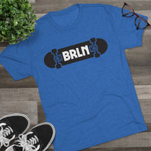 Load image into Gallery viewer, SKATE BRLN Tri-Blend Crew Tee