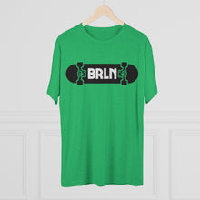 Load image into Gallery viewer, SKATE BRLN Tri-Blend Crew Tee