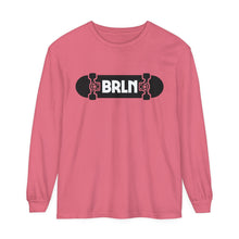 Load image into Gallery viewer, SKATE BRLN MONO Long Sleeve Garment-dyed