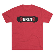 Load image into Gallery viewer, SKATE BRLN Tri-Blend Crew Tee