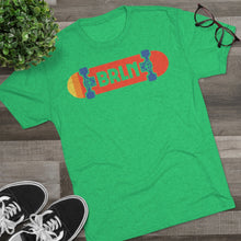 Load image into Gallery viewer, SKATE BRLN Men's Tri-Blend Crew Tee