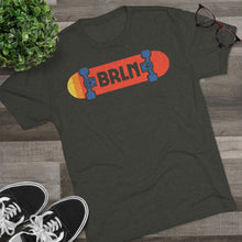 Load image into Gallery viewer, SKATE BRLN Men's Tri-Blend Crew Tee