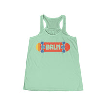 Load image into Gallery viewer, SKATE BRLN Women's Flowy Racerback Tank