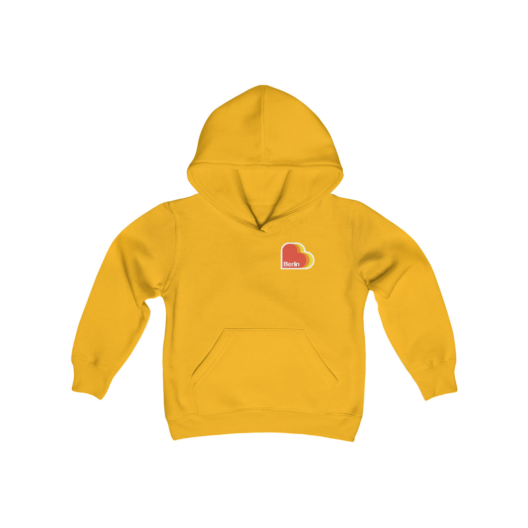 Kids 2022 We ❤️ Berlin Heart Unisex Premium Full Zip Hoodie Youth Heavy Blend Hooded Sweatshirt