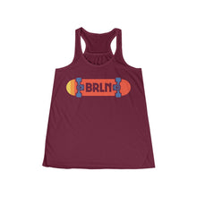 Load image into Gallery viewer, SKATE BRLN Women's Flowy Racerback Tank