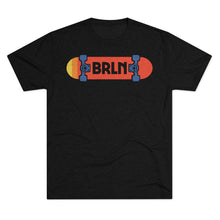 Load image into Gallery viewer, SKATE BRLN Men's Tri-Blend Crew Tee