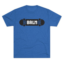 Load image into Gallery viewer, SKATE BRLN Tri-Blend Crew Tee
