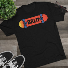Load image into Gallery viewer, SKATE BRLN Men&#39;s Tri-Blend Crew Tee
